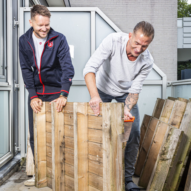 Maikel en Jaap, samen klussen